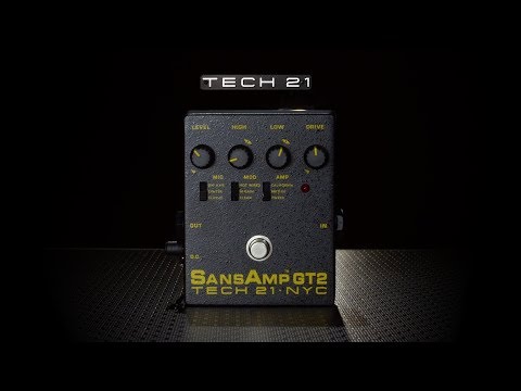 Tech 21 SansAmp GT2 Tube Amp Emulator Pedal image 3