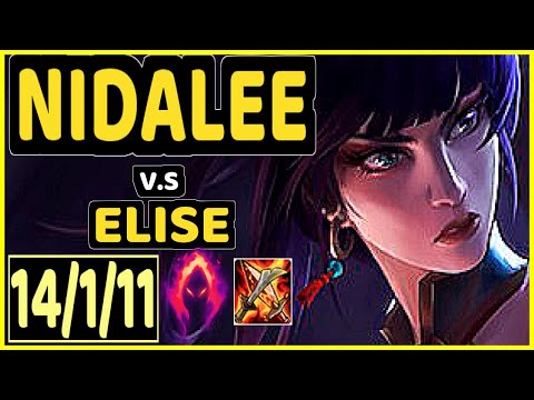 FREIRE (NIDALEE) vs ELISE - 14/1/11 KDA JUNGLE GAMEPLAY - BR Ranked GRANDMASTER