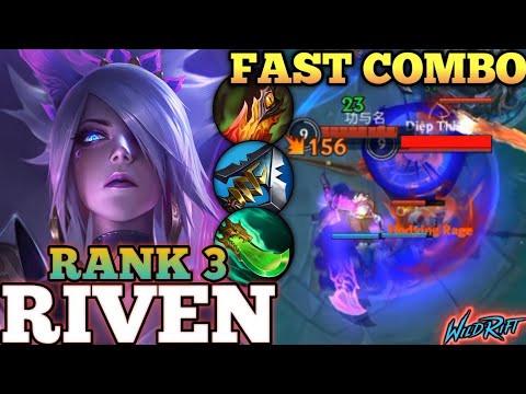 RIVEN DEADLY FAST COMBO EXECUTION! UNKILLABLE MVP PLAY - TOP 3 GLOBAL RIVEN BY 功与名 - WILD RIFT