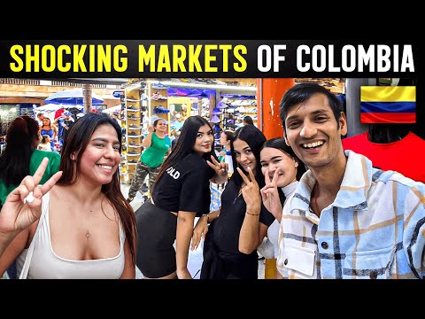 Shocking 😲 Local Markets & Friendly Girls of Colombia 🇨🇴