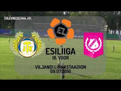 18. voor: Viljandi JK Tulevik - Nõmme Kalju FC U21 6:1 (3:0)