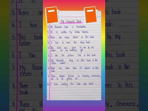 My Favourite Book #trending #essaywriting #education
