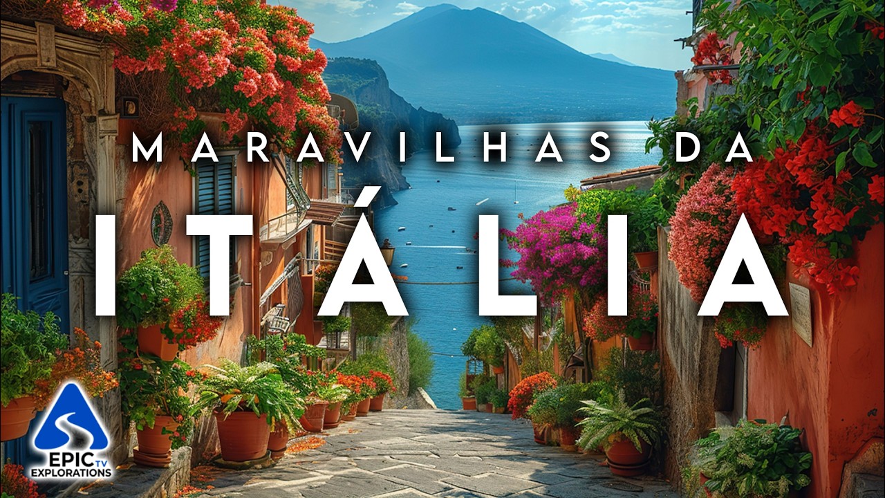 MARAVILHAS DA ITÁLIA | Os lugares mais bonitos da Itália | Guia de Viagem em 4K