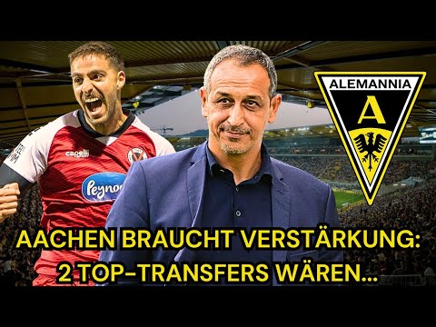 Alemannia Aachen: 2 Top-Transfers für den sicheren Klassenerhalt!
