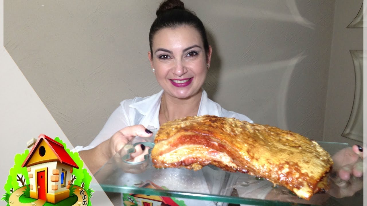 Barriga de porco crocante -   Culinária em Casa