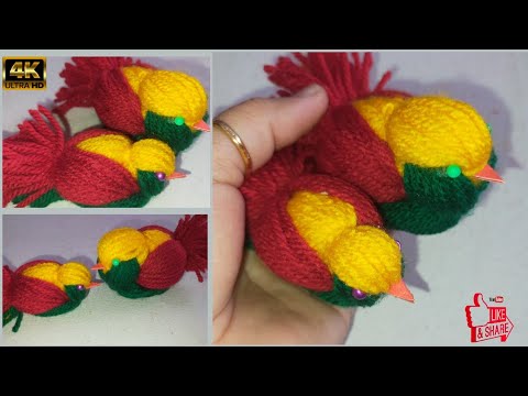 Easy Chicken Making Idea With Yarn|Diy Crafting|4K Video