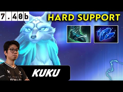 Kuku Crystal Maiden Hard Support - Dota 2 Patch 7.40B Pro Player Gameplay