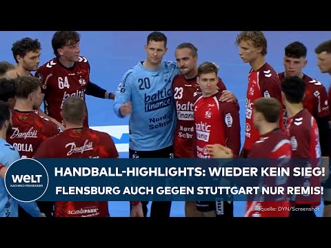 Video Thumbnail: HANDBALL: Flensburg weiter sieglos - Nur Unentschieden auch gegen Stuttgart | Highlights #hbl