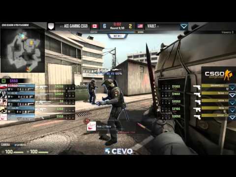 Vault vs Ace Gaming CSGO - Game 3 - CEVO/GFINITY - S9 Placement