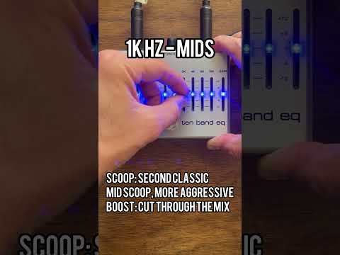 How frequencies shape your guitar tone with a MXR 10-band EQ + Peavey 6505+