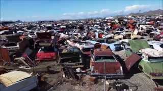 Dusty Arizona Ford Junkyard