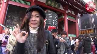 preview picture of video 'The sightseeing video of Sensoji, Asakusa. Navigated by KAZUMI.'