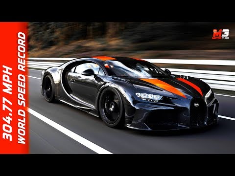 NEW BUGATTI CHIRON 2019 - 304 MPH-490 KM/H - NEW WORLD SPEED RECORD - ONLY CRAZY SOUND