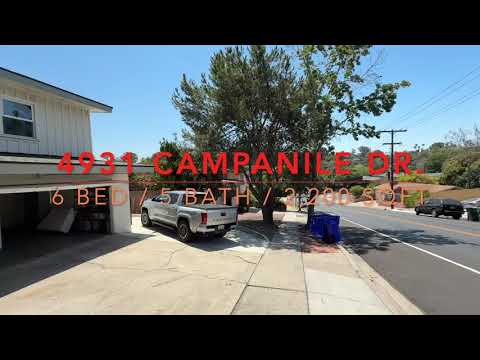 6 Bed/ 5 Bath on Campanile! Large back area! (Lease out, pending signatures. Check back in a few days!) property video