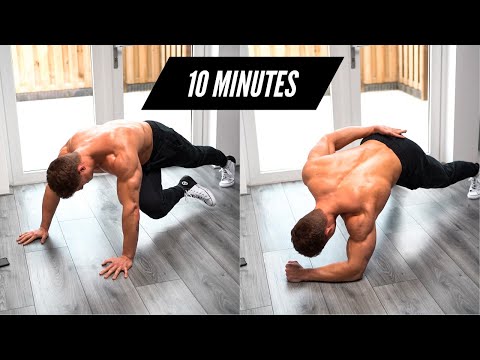 Intense 10 Minute PLANK WORKOUT! (Follow Along)