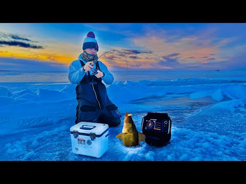 Catching Early Ice Walleyes on Upper Red Lake 2025