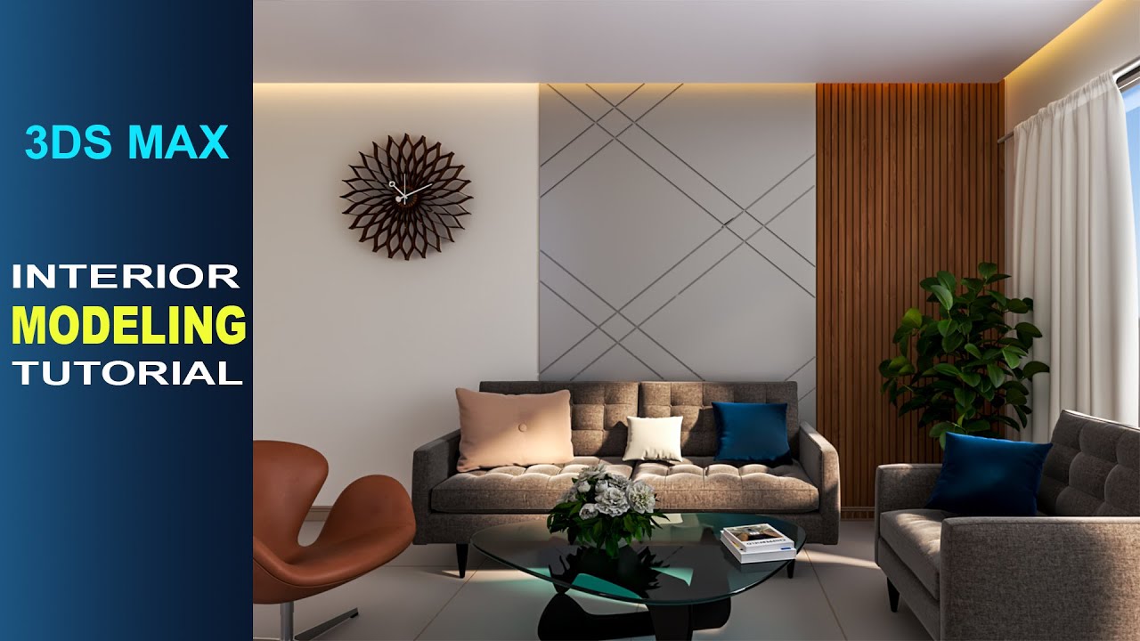 3ds Max Interior Design Tutorial | Interior Designing