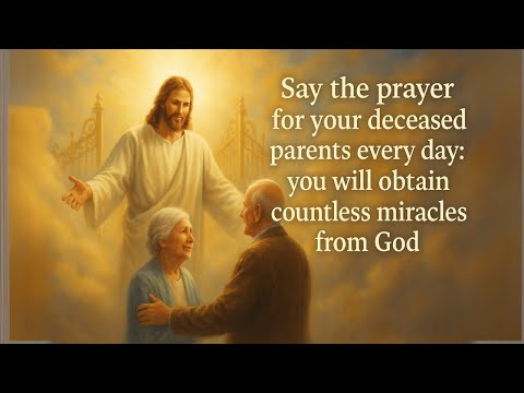Say the prayer for your deceased parents every day: you will obtain countless miracles from God