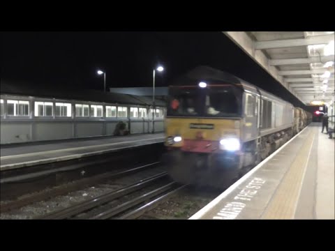 66419 & 518 (6Y19 Fairwater Yard-Amberley) @ Barnham - 4/4/16