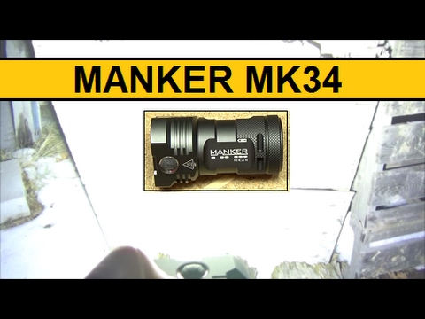 Manker MK34, Compact 8,000 Lumen Light Review Video