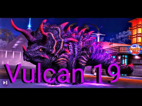 VULCAN 19 Boss Battle - JURASSIC WORLD THE GAME