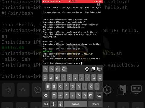 Ejemplo de cómo hacer shell scripting en Apple