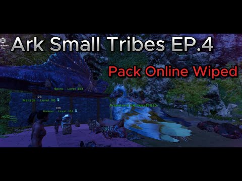 Wiped Pack Cave Online ASA Small Tribes Ep.4! RTA - Ark Survival Ascended PvP