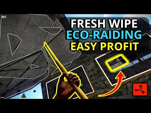 Profitable Rust FRESH WIPE ECO RAID Gives A GREAT START! - RUST SURVIVAL
