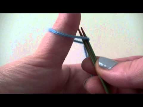 Cast on with 2 needles - cross cast on - learn to knit