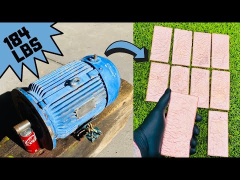 184 LB Massive Motor Melt Down - Scrapyard Search - ASMR Metal Melting - BigStackD Trash To Treasure
