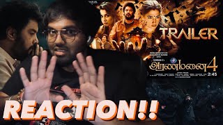 Aranmanai 4 Trailer | REACTION!! | Sundar C | Tamannah | Raashi Khanna