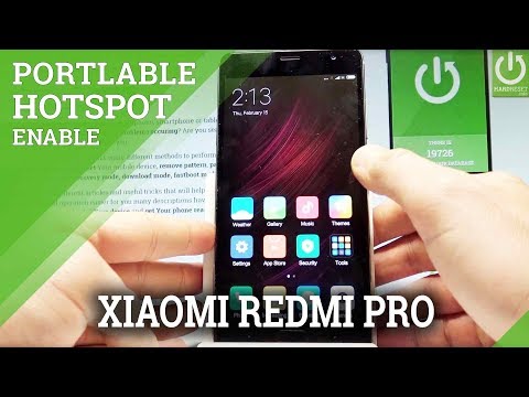 XIAOMI Redmi Pro PORTABLE HOTSPOT / Set Up Wi-Fi Hotspot
