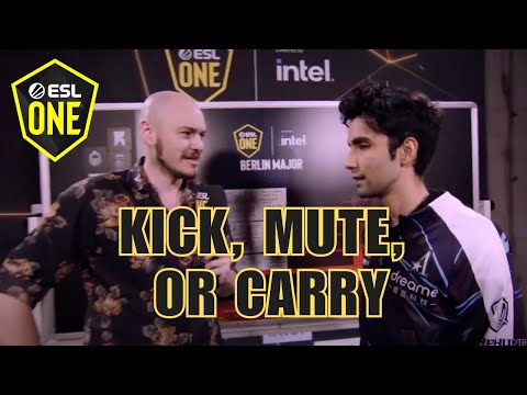 SumaiL Interview (plays Kick, Mute, or Carry with slacks before Aster vs TSpirit Berlin Major)