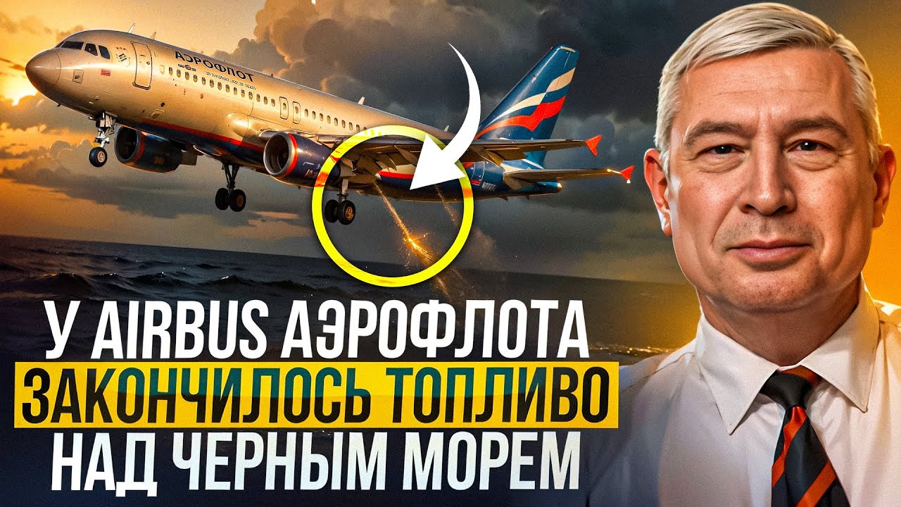У Airbus Аэрофлота заканчивалось топливо над Черным морем. Комментарий Андрея ?