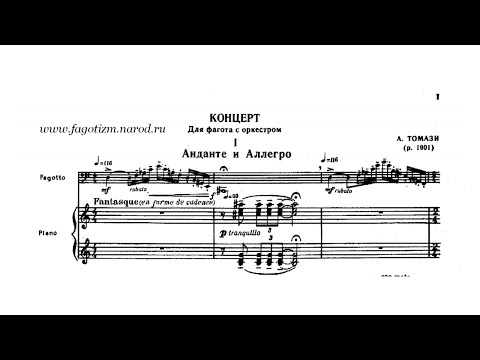 Henri Tomasi: Bassoon Concerto (1957)