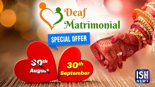 Deaf Matrimonial Extends Free Membership Offer for 1 Month