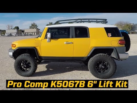 Pro Comp K5067B 6\" Lift Kit 2007-2009 Toyota FJ Cruiser 2WD/4WD Gas