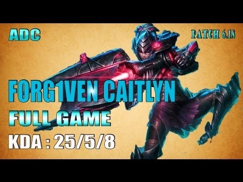 H2K FORG1VEN Caitlyn vs Jinx ADC - Full Game (Sep 20, 2016)