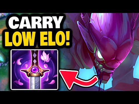 CLIMB out of LOW ELO on KHA'ZIX Jungle!!!