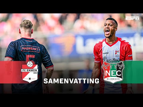 Richairo Zivkovic ziet BELANGRIJKE treffer AFGEKEURD worden ✋ | Samenvatting FC Emmen - N.E.C.