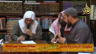 مناقشة الأبحاث والأحاديث بمكتبة مسجد أهل السنة بمنية سمنود 08 02 2017  2