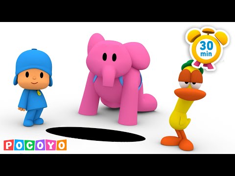 🔎 Pocoyo: Delik Nereye Gidiyor? (30 dakika) | Pocoyo 🇹🇷 Türk | Çocuklar için Çizgi Filmler