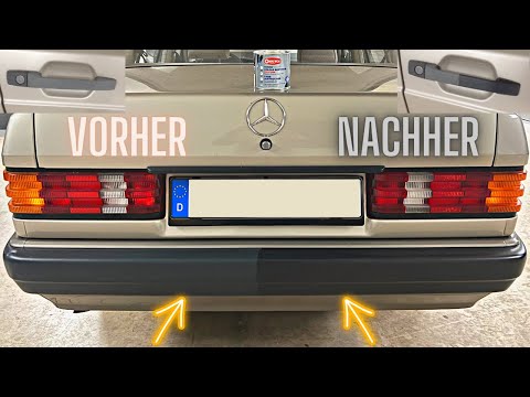 Miracle cure instead of buying new | Fast & permanent plastic reconditioning | W201 190E 2.0