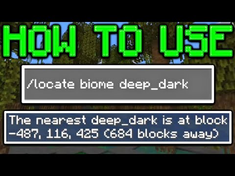 How To Use Locate Biome Command In MCPE! - Minecraft Bedrock Edition