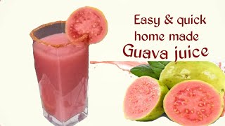 How To Juice Guava