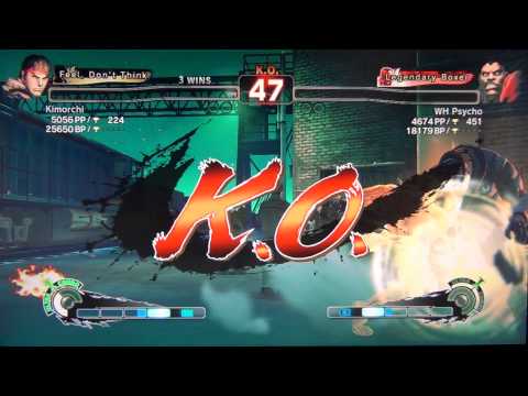 SSF4 AE Endless Battle - WH Psycho (Balrog) Vs Kimorchi (Ryu)