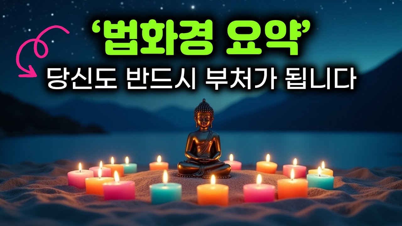 왜 누구나 부처가 되지? | 법화경 핵심 요약 | 묘법연화경 일불승(一佛乘) 사상 | 법화경은 경전의 왕 | #부처님말씀 #부처님가르침