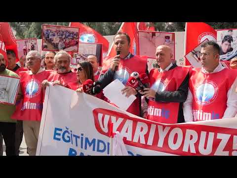 Eğitim-İş Genel Başkanı Kadem Özbay - Milli Eğitim Bakanlığı Önü Basın Açıklaması | EĞİTİM İŞ