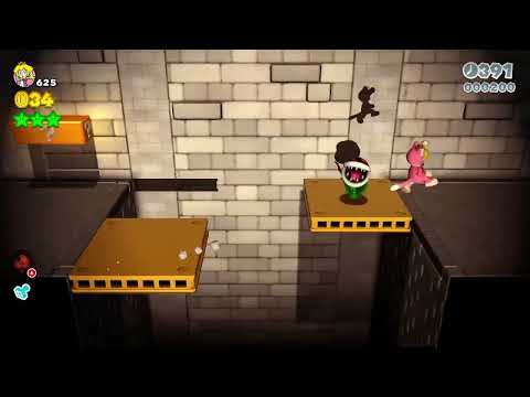 Super Mario 3d World (Switch) Peach 2-3 Speedrun Time 24