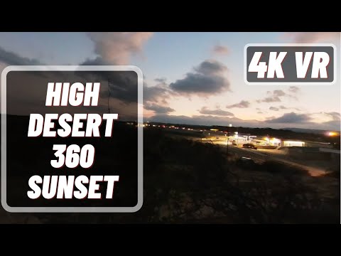 High Desert Sunset 360 | RELAXING VR DESERT SUNSET